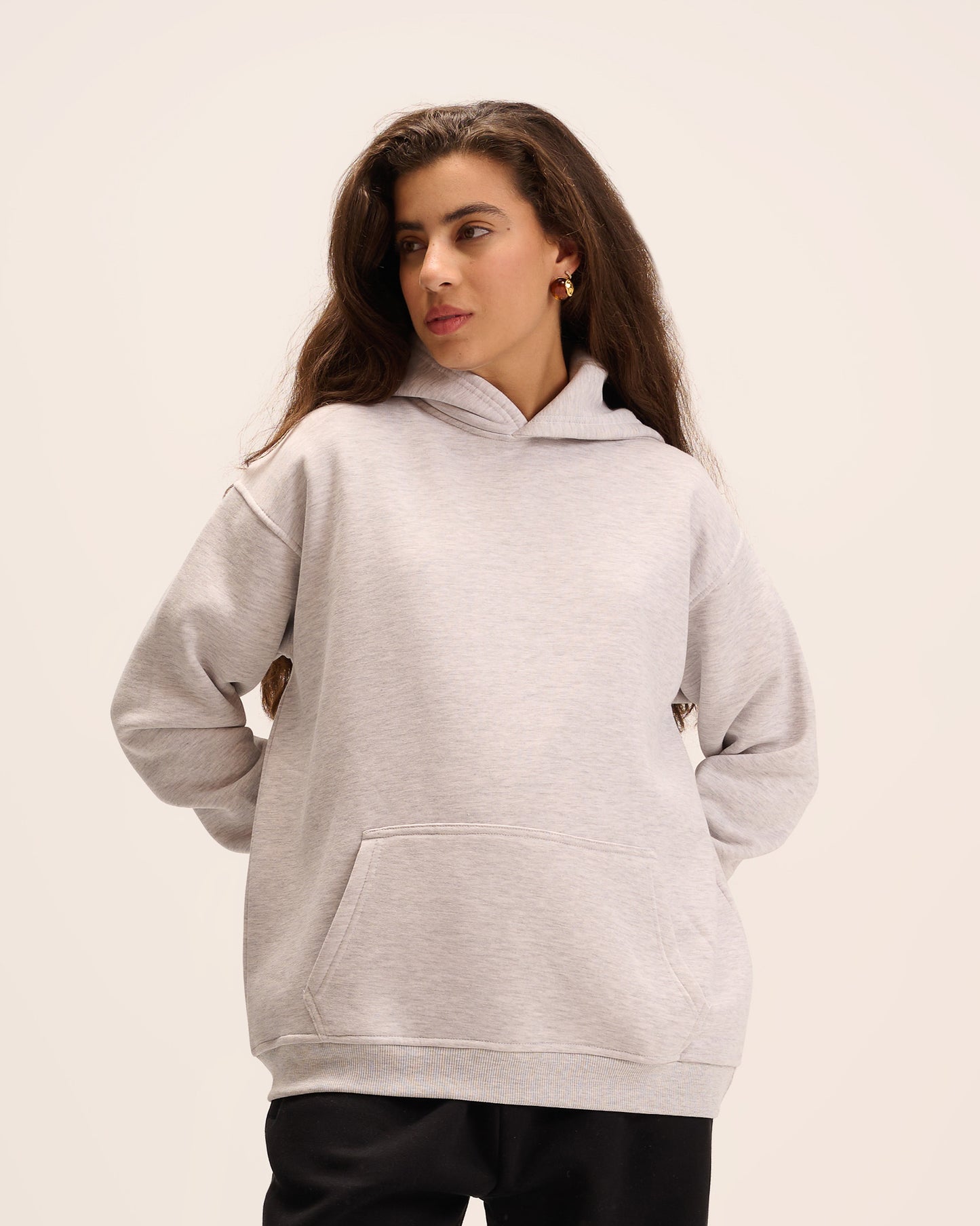 Grey hoodie for women