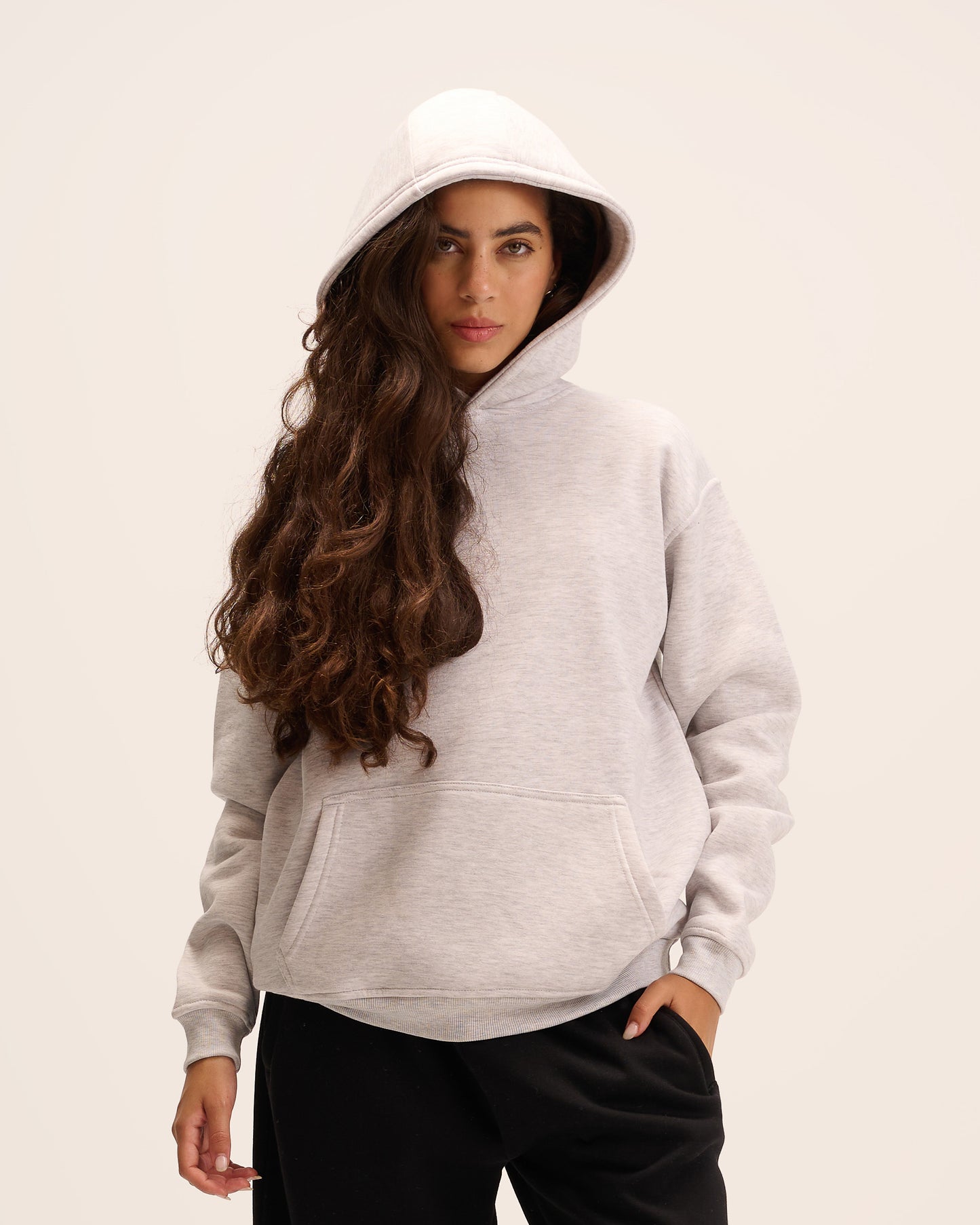 Grey hoodie for women