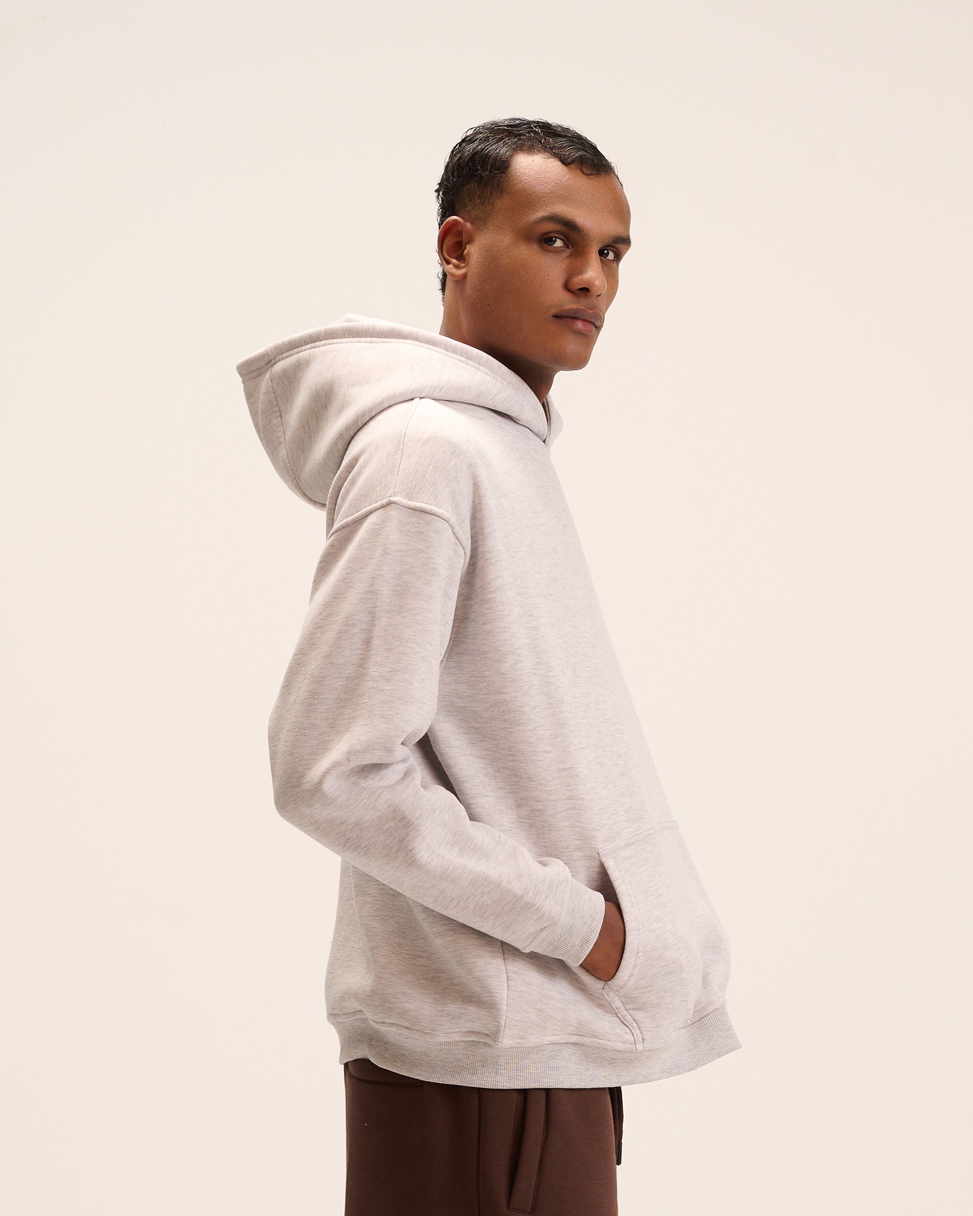 Grey hoodie for men