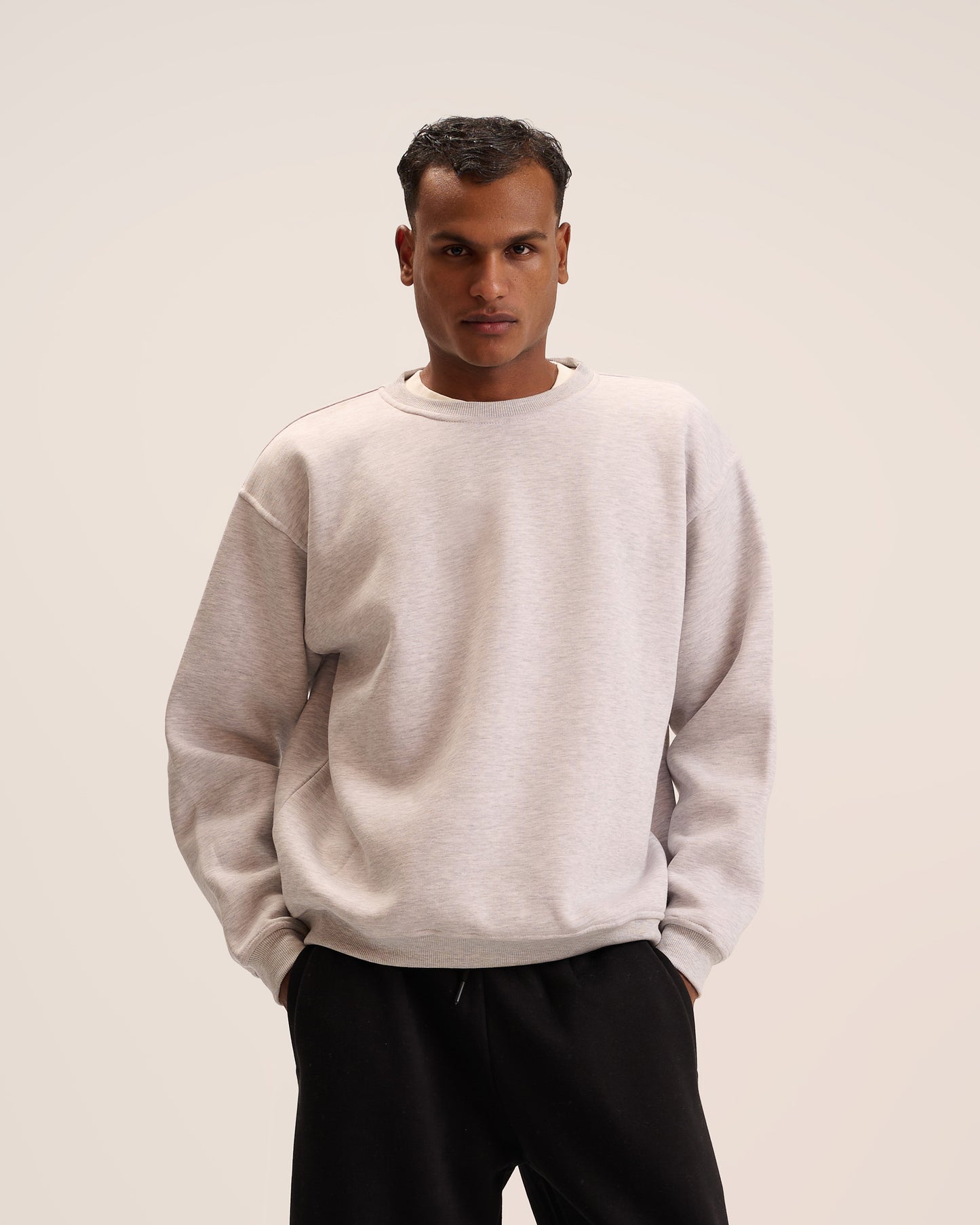 Grey sweatshirt for men