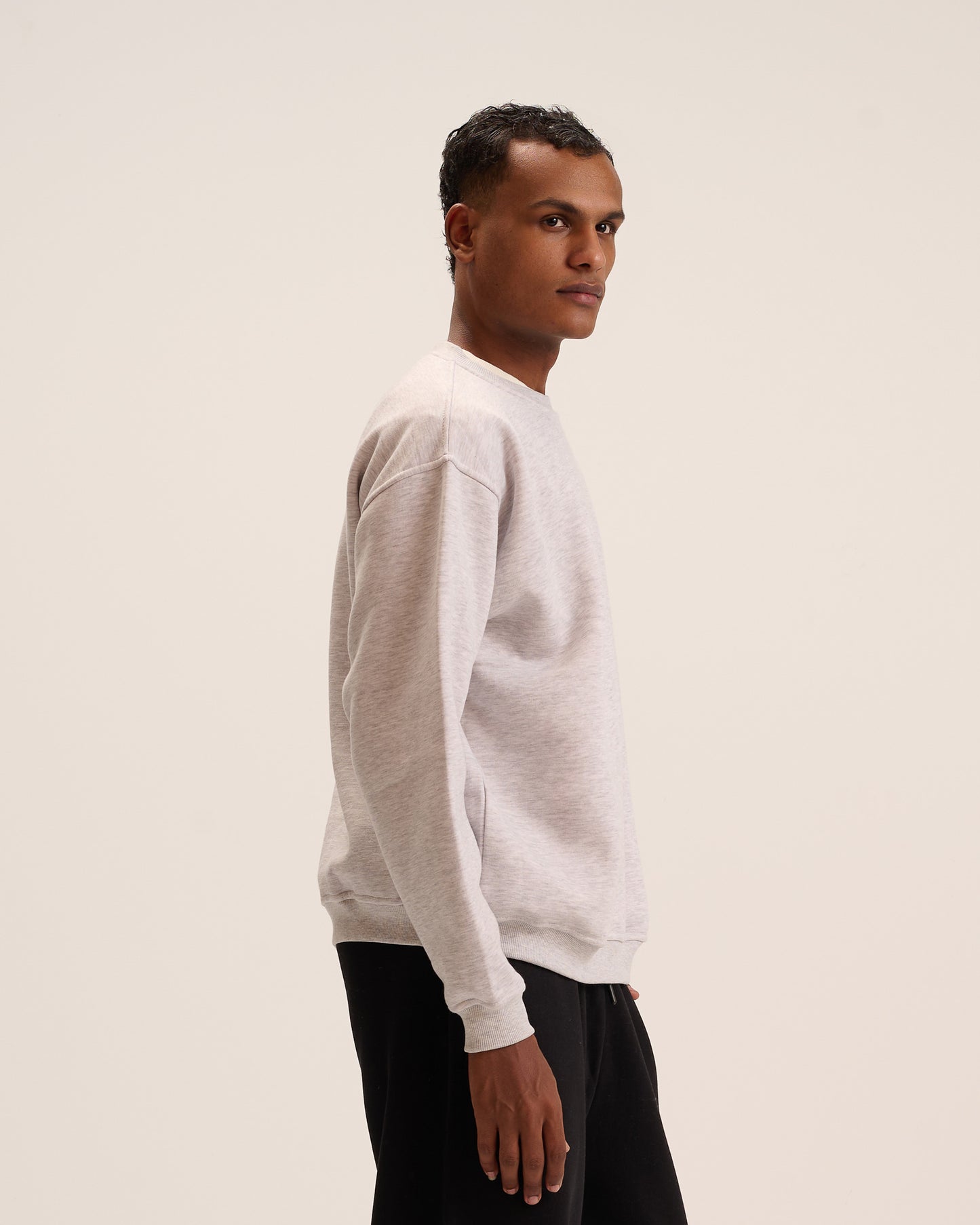 Grey sweatshirt for men