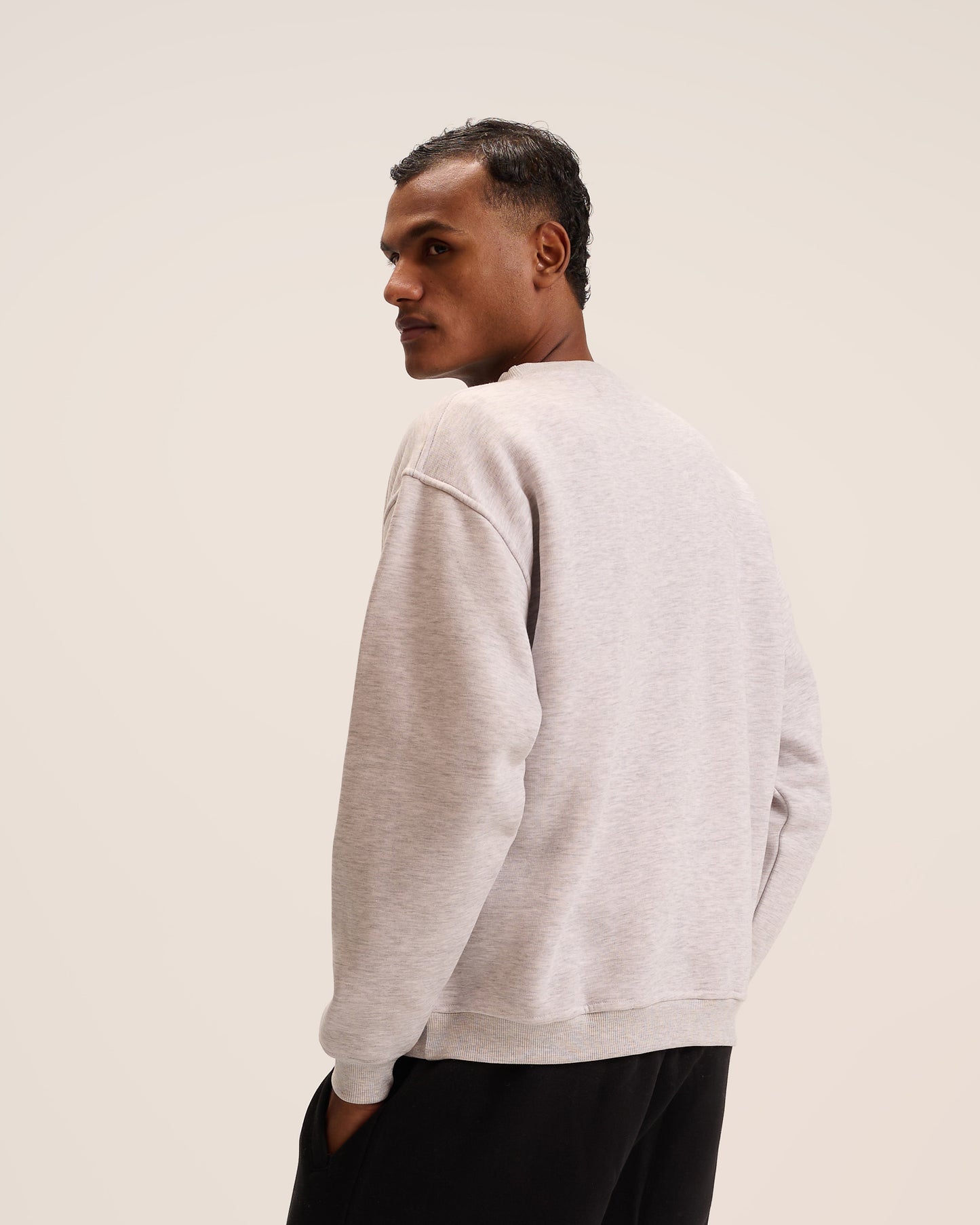 Grey sweatshirt for men