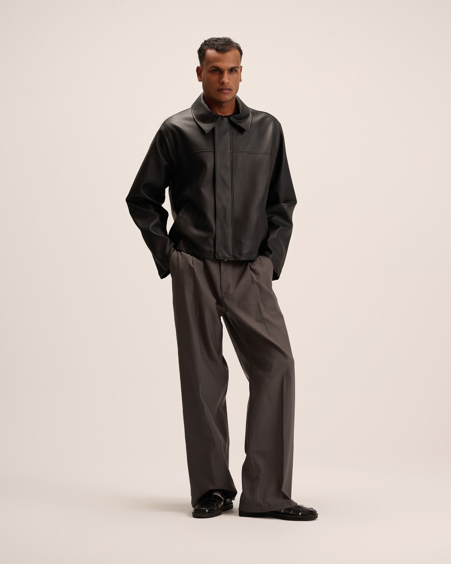 Black Leather Jacket for men