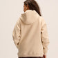 Beige hoodie for women
