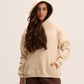 Beige hoodie for women