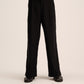 Black Tailored pants Straight leg