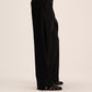 Black Tailored pants Straight leg