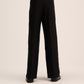 Black Tailored pants Straight leg