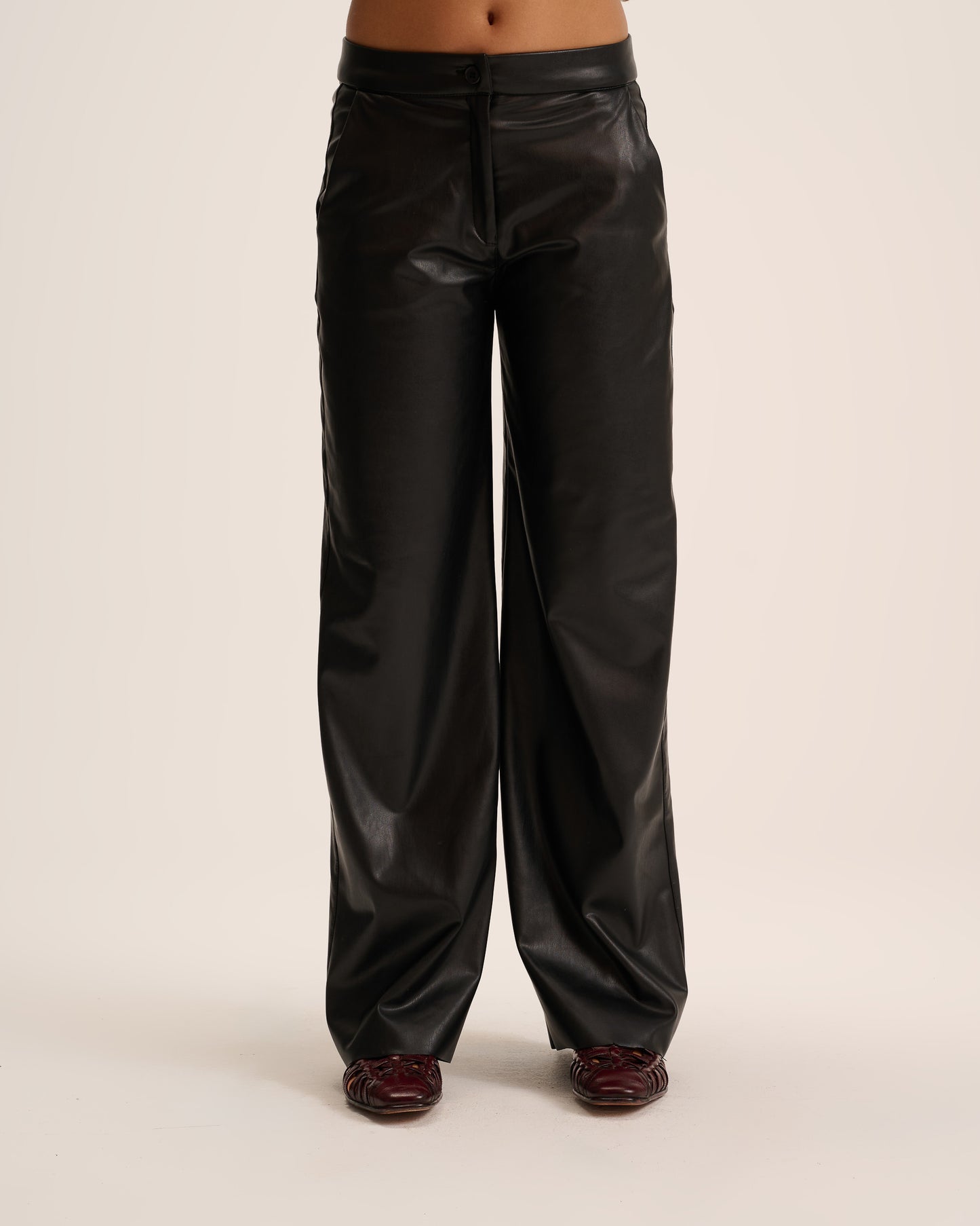 Black Leather Pants