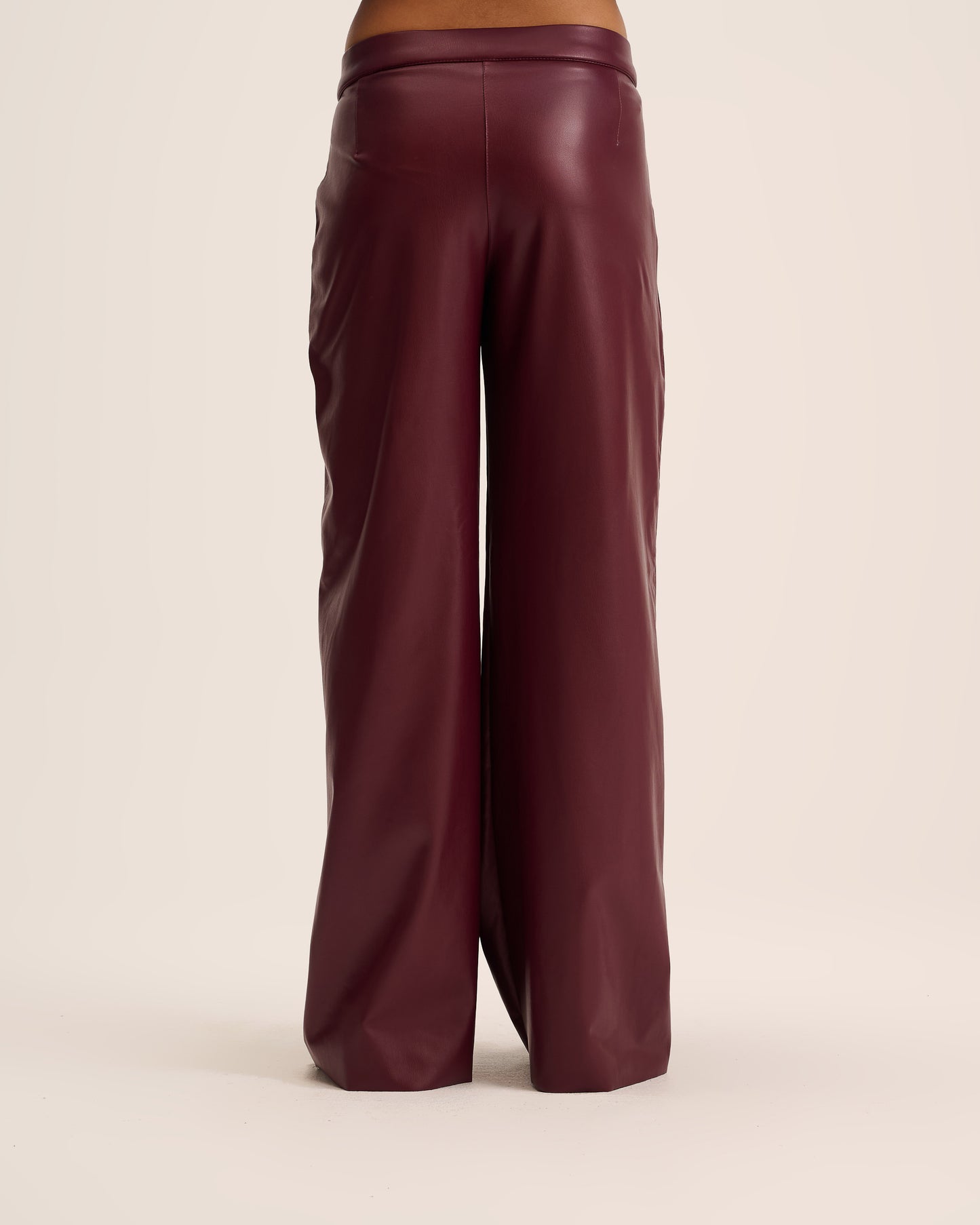 Burgundy Leather Pants