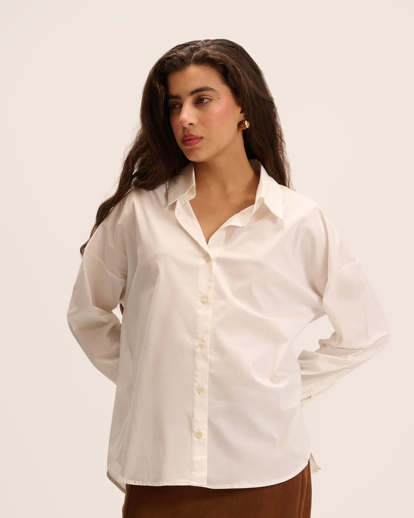 Off white Oversized Shirt