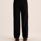 Black Tailored pants Straight leg