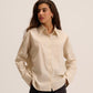 Beige Oversized Shirt