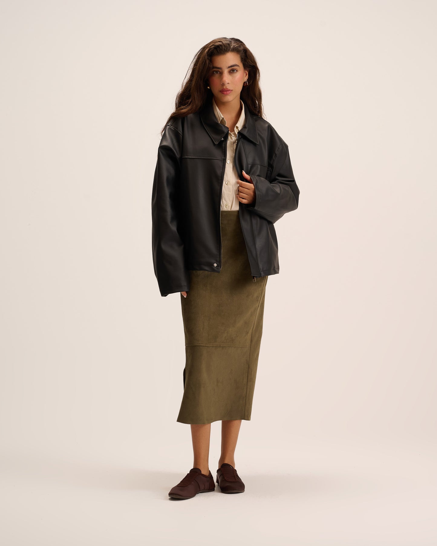 Black Leather Jacket for women