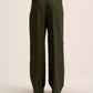 Olive wide leg Tailored pants