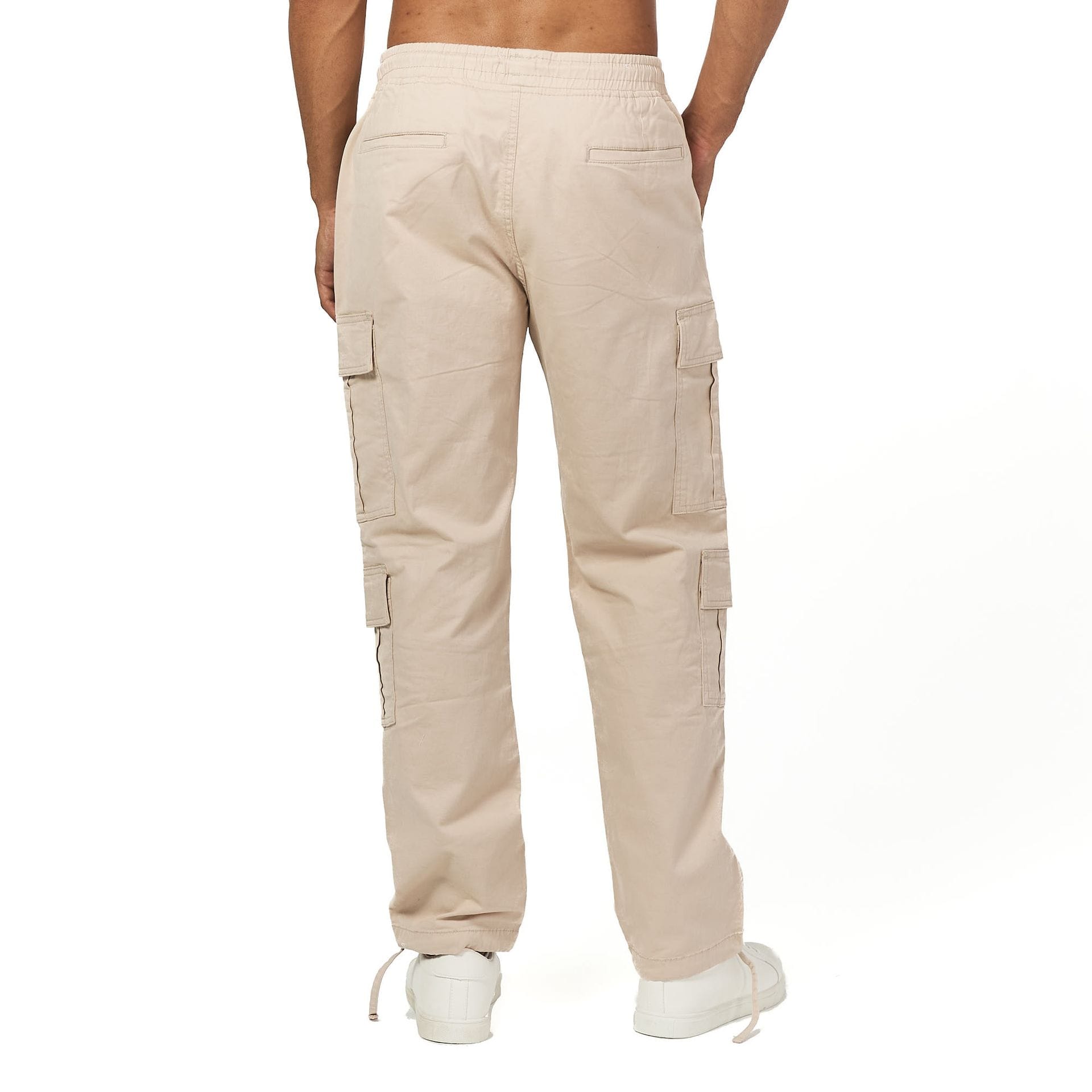 Beige loose baggy cargo