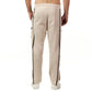 Beige side striped sweatpant