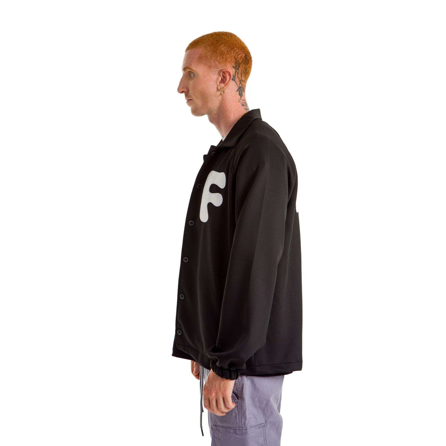 Black printed jacket future