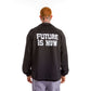 Black printed jacket future