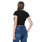 Black ribbed short Sleeveless basic body