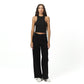 Black sleeveless X body