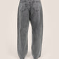Grey washed baggy jeans