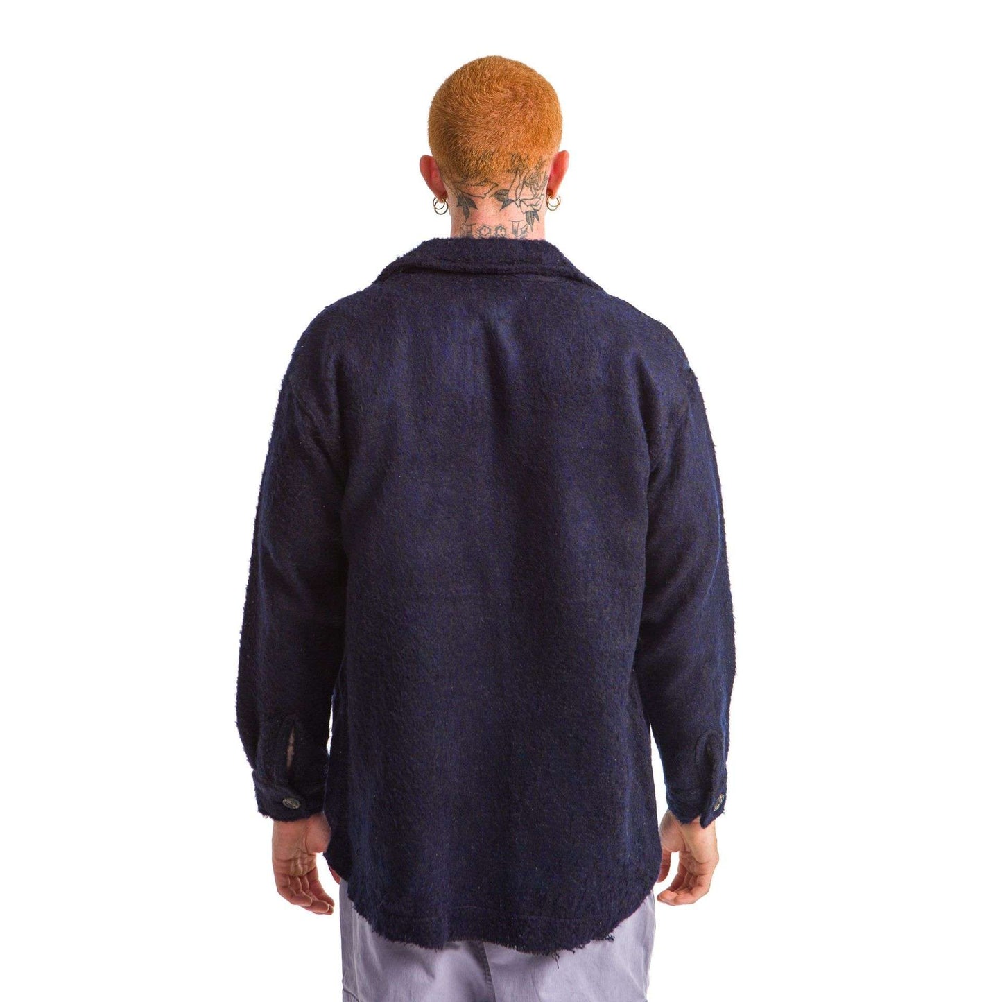 Dark blue plain Jacket