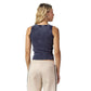 Dark blue washed sleeveless body