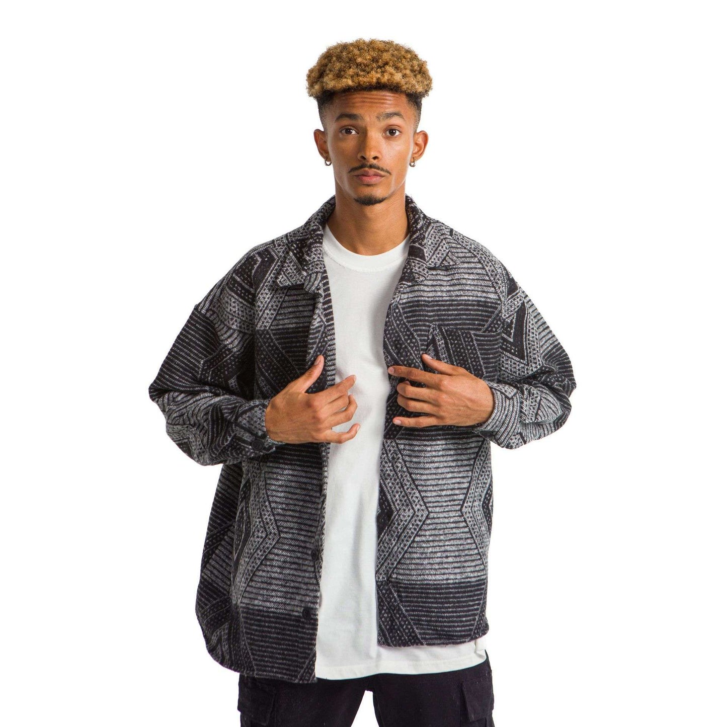 Grey Shirt Repeated Seamless Line