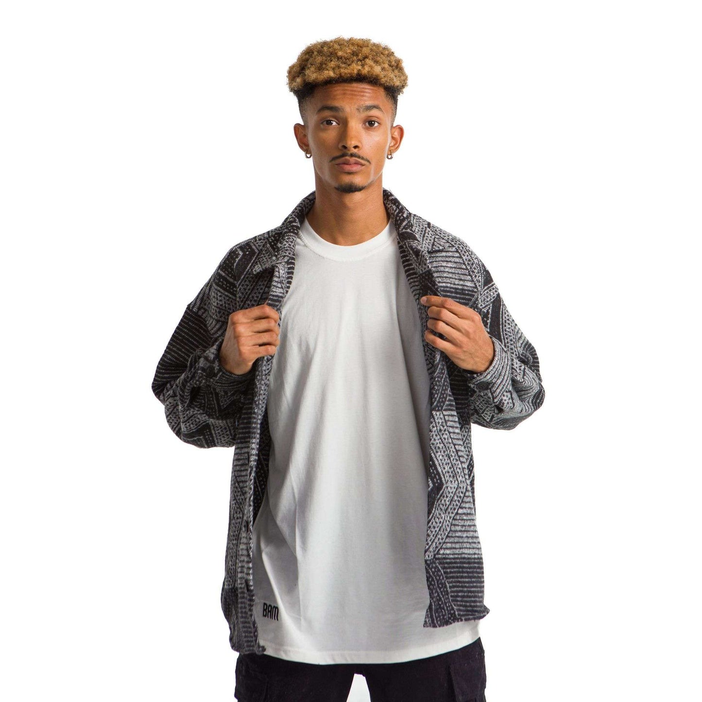 Grey Shirt Repeated Seamless Line
