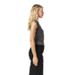 Grey washed sleeveless body
