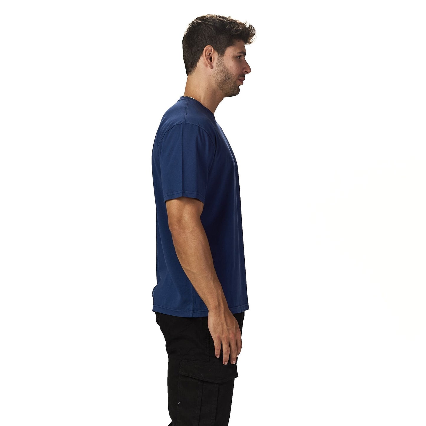 Indigo oversized plain T-shirt