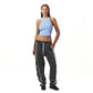 Light blue Sleeveless X body