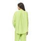 Light green long sleeve chemise