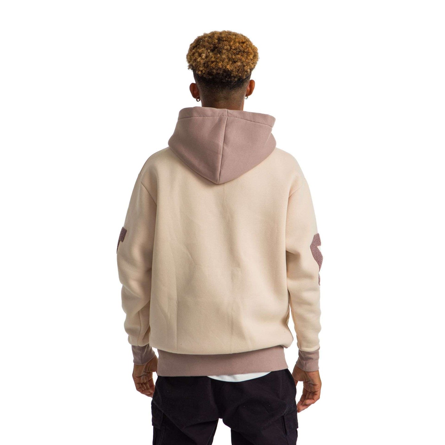 Men Beige Printed Hoodies “C-8-J”