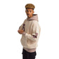Men Beige Printed Hoodies “C-8-J”