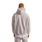 Men Light Grey Heavy Melton Hoodie