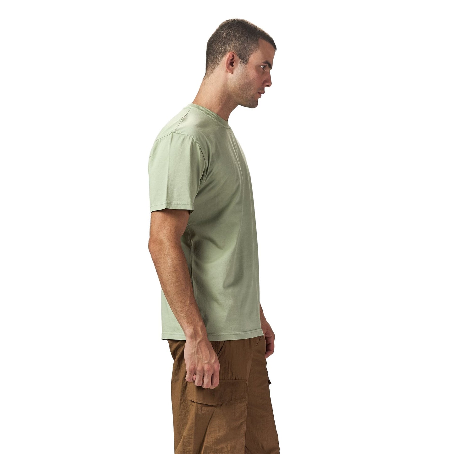 Mint green oversized plain T-shirt