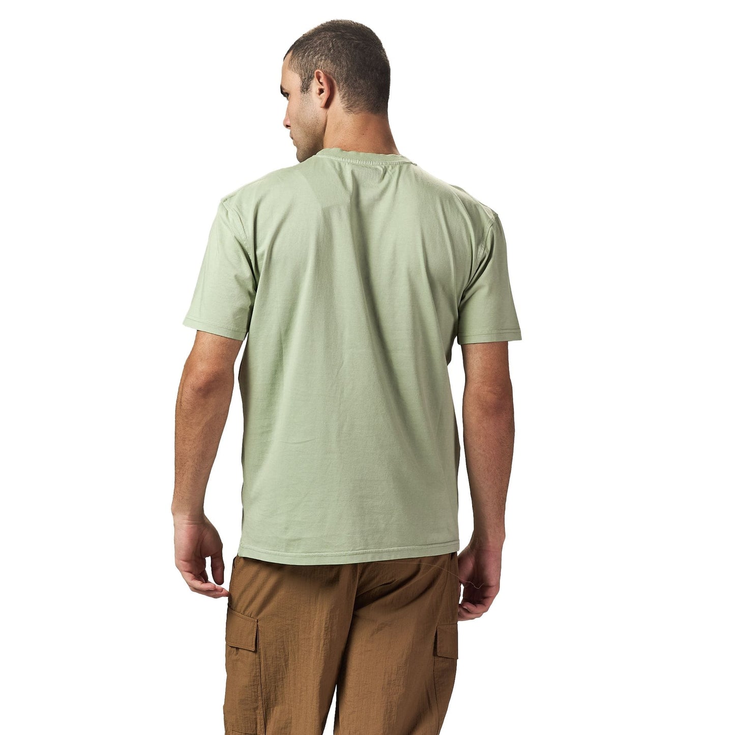 Mint green oversized plain T-shirt