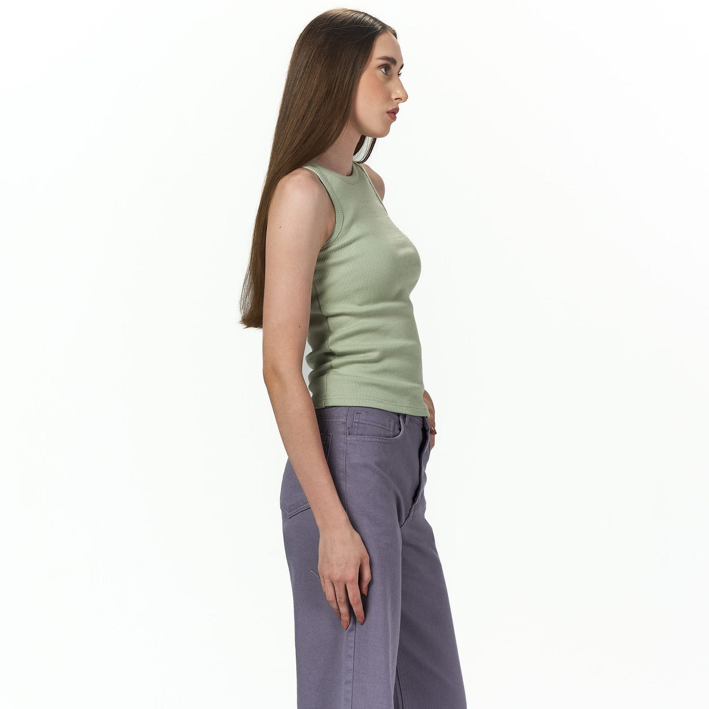 Mint green Sleeveless body