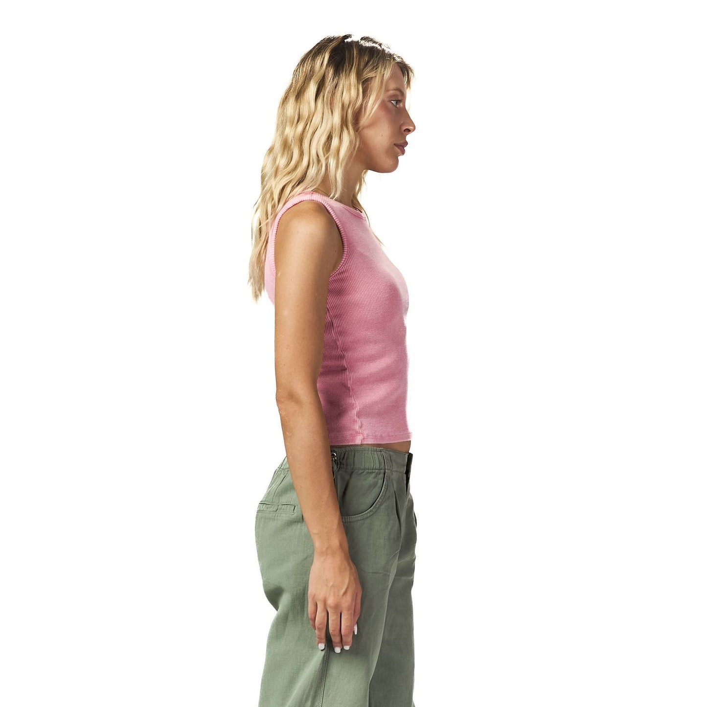 Pink washed Sleeveless body