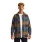 Pixel Shirt Orange Blue Brown Green