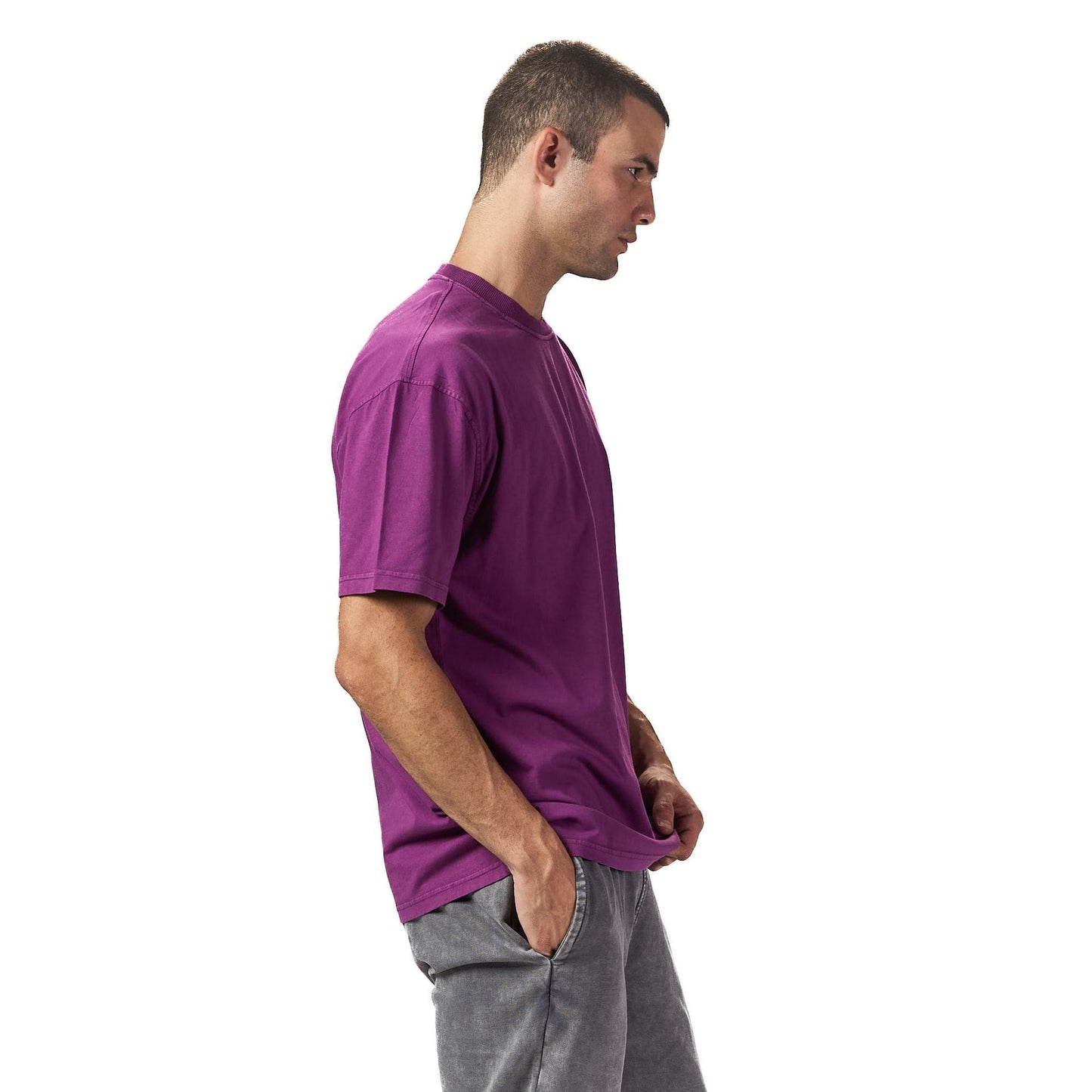 Purple washed oversized T-shirt