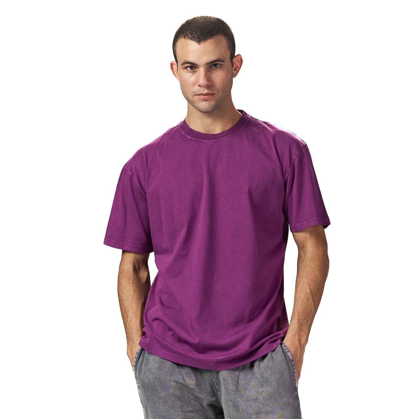 Purple washed oversized T-shirt