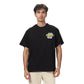 Racing Black Oversized Printed T-shirt