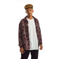 Shirt Burgundy and Brown Nesting Boxes