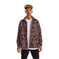 Shirt Burgundy and Brown Nesting Boxes
