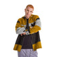 Simple Classic Plaid Jacket Orange Grey Black