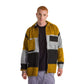 Simple Classic Plaid Jacket Orange Grey Black