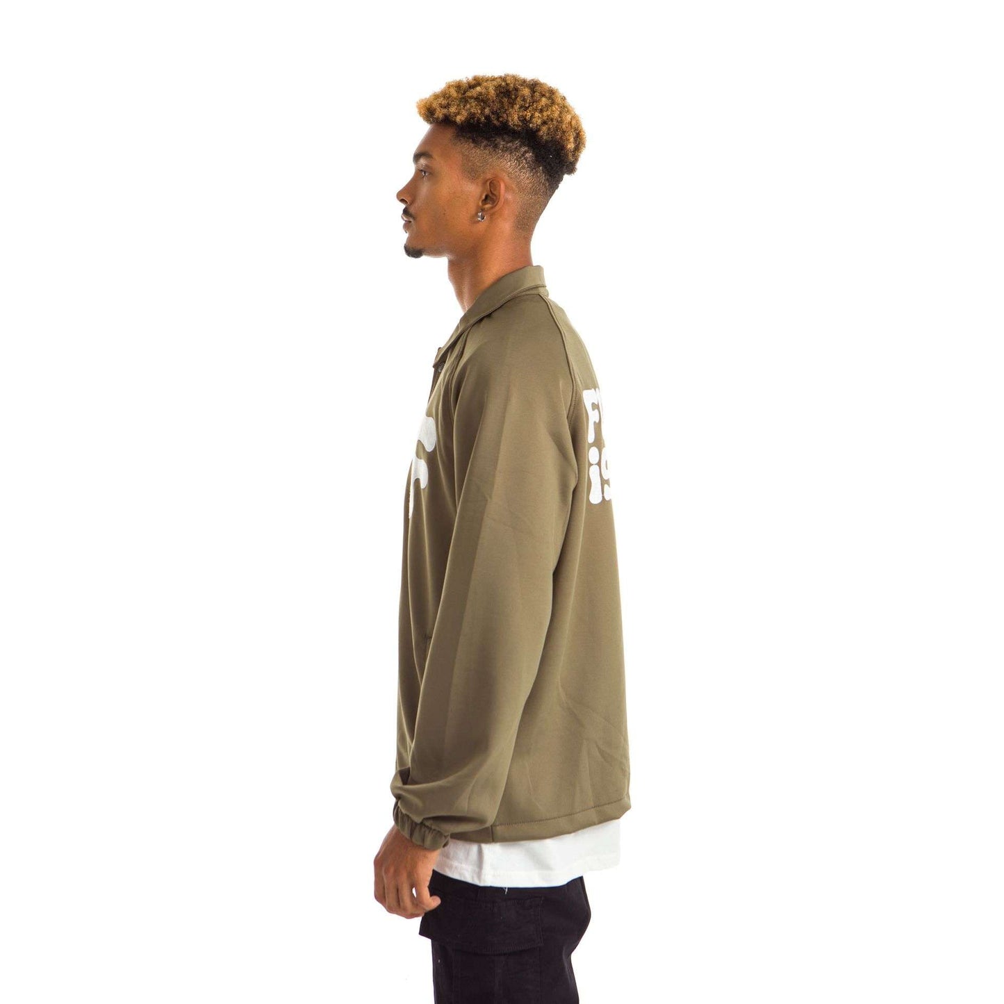 Tobacco Brown printed jacket future